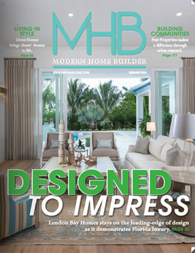 Modern Home Builder Magazine Cover